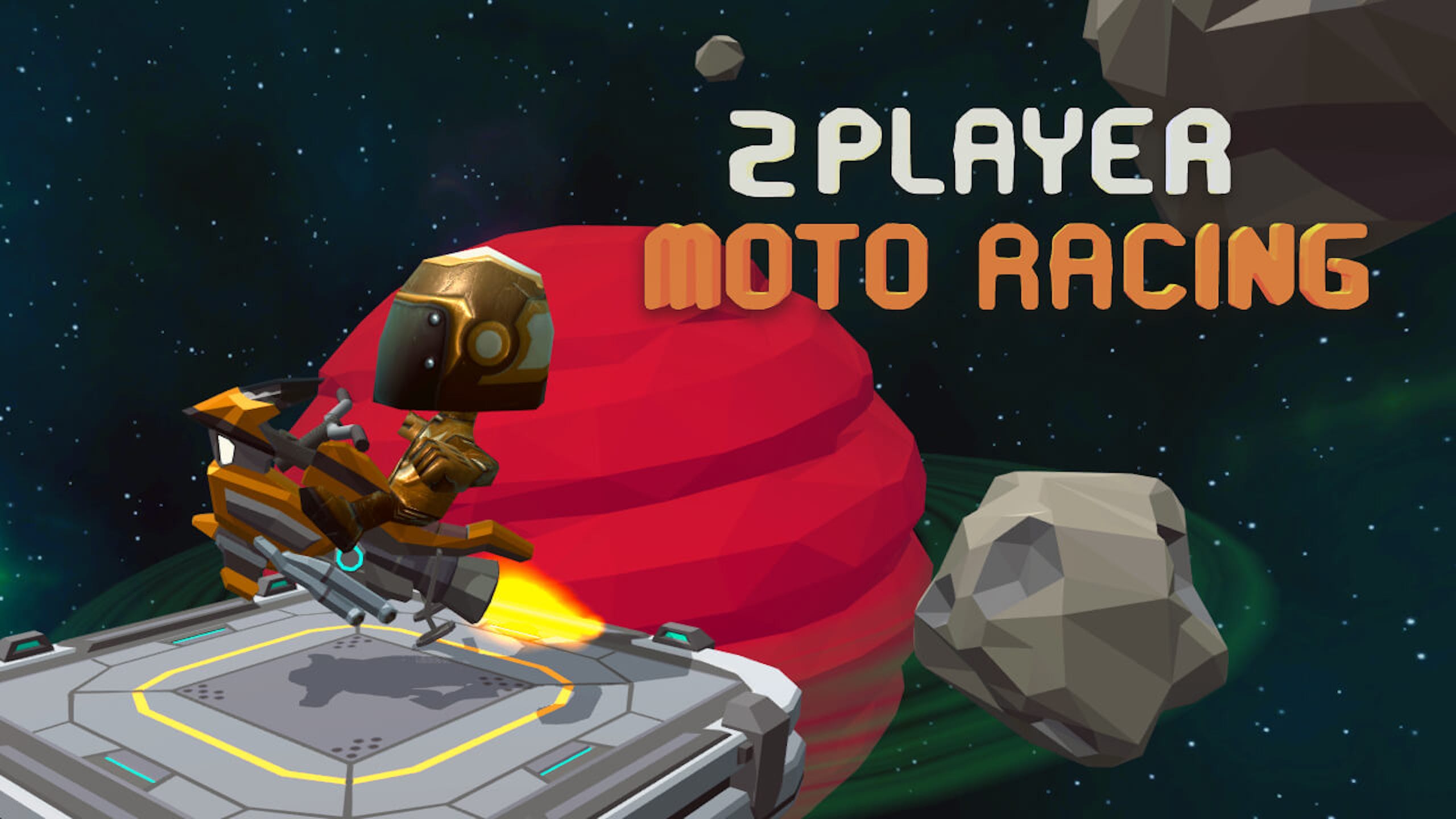 MOTO SPACE RACING: 2 PLAYER - Play Online for Free!